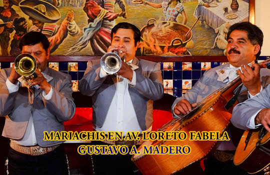 Mariachis económicos en Avenida Loreto Fabela