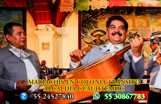 Mariachis económicos en Colonia Tránsito